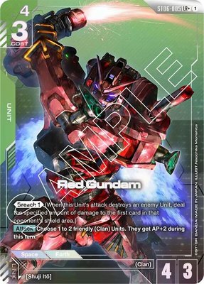 Red Gundam (LR+), Starter Deck 06: Clan Unity