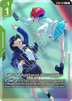 Schoolgirl and Smuggler (C+), Starter Deck 06: Clan Unity