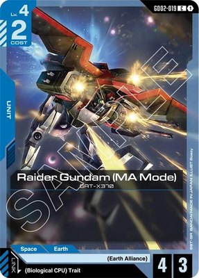 Raider Gundam (MA Mode), Dual Impact