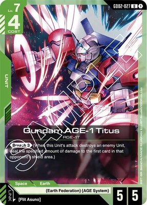 Gundam AGE-1 Titus (GD02-027), Dual Impact