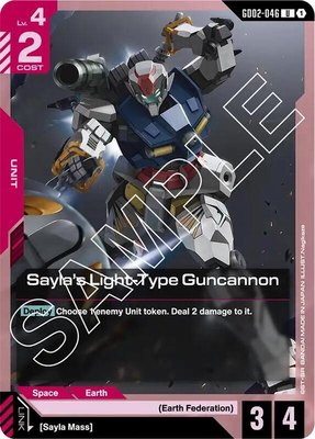 Sayla's Light-Type Guncannon, Dual Impact