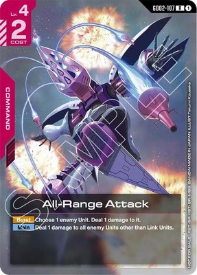 All-Range Attack (Newtype Challenge 2025 Mission 3), Gundam Promotional Cards
