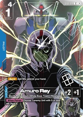 Amuro Ray (Regional Championship), Gundam Promotional Cards