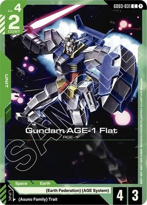 Gundam AGE-1 Flat, Steel Requiem