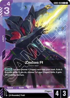 Zedas R, Steel Requiem