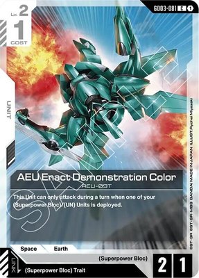 AEU Enact Demonstration Color, Steel Requiem