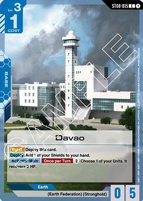 Davao, Starter Deck 08: Flash of Radiance
