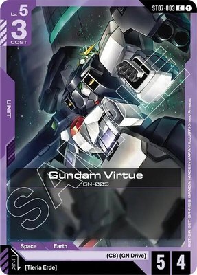 Gundam Virtue (ST07-003), Starter Deck 07: Celestial Drive