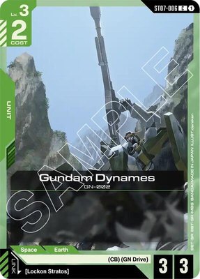 Gundam Dynames (ST07-006), Starter Deck 07: Celestial Drive