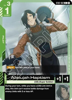 Allelujah Haptism, Starter Deck 07: Celestial Drive