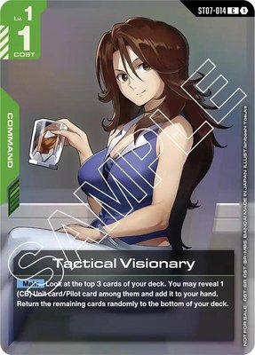 Tactical Visionary (Store Tournament Participant Pack 03), Gundam Promotional Cards
