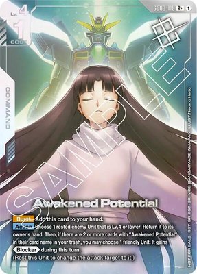 Awakened Potential (Store Tournament Winner Pack 03), Gundam Promotional Cards