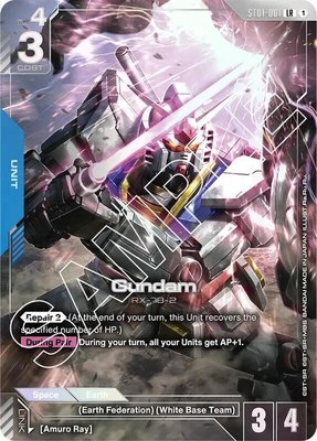 Gundam (Premium Card Collection), Gundam Promotional Cards