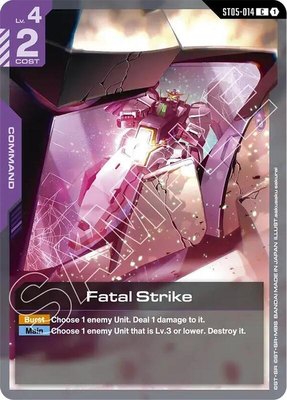 Fatal Strike, Starter Deck 07: Celestial Drive
