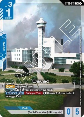 Davao (C+), Starter Deck 08: Flash of Radiance