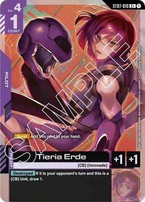 Tieria Erde (C+), Starter Deck 07: Celestial Drive