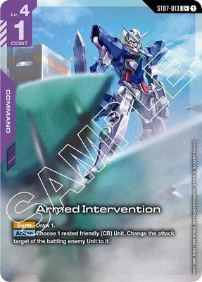 Armed Intervention (C+), Starter Deck 07: Celestial Drive