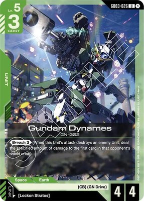 Gundam Dynames, Steel Requiem