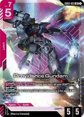 Providence Gundam, Steel Requiem