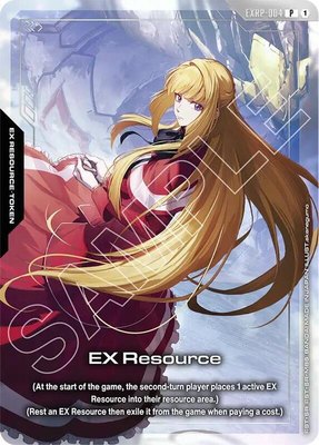 EX Resource (EXRP-004) (Premium Card Collection Gundam Assemble - PC01A), Promotional EX Resource Tokens