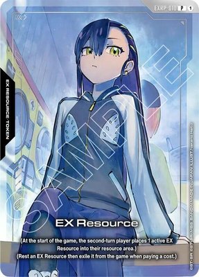 EX Resource (EXRP-010) (Premium Card Collection Gundam Assemble - PC02A), Promotional EX Resource Tokens