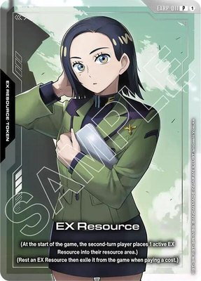 EX Resource (EXRP-011) (Premium Card Collection Gundam Assemble - PC02A), Promotional EX Resource Tokens