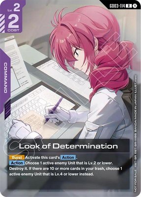 Look of Determination (Newtype Challenge 2026 Mission 2), Gundam Promotional Cards