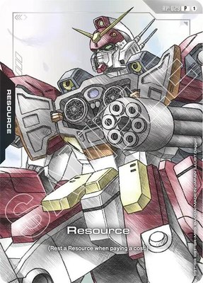 Resource (RP-029) (Premium Accessory Set - Mobile Suit Gundam Wing), Promotional Resource Tokens