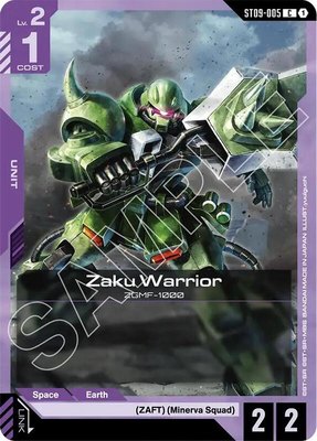 Zaku Warrior, Starter Deck 09: Destiny Ignition