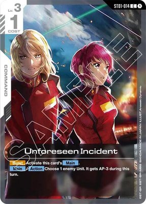 Unforeseen Incident, Starter Deck 09: Destiny Ignition