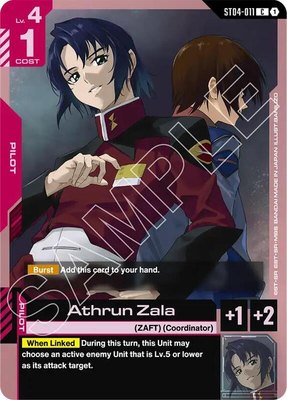 Athrun Zala, Starter Deck 09: Destiny Ignition