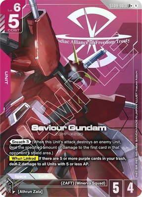 Saviour Gundam (LR+), Starter Deck 09: Destiny Ignition