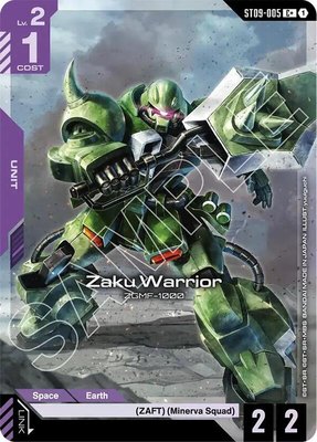 Zaku Warrior (C+), Starter Deck 09: Destiny Ignition