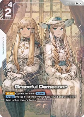 Graceful Demeanor (R+), Phantom Aria