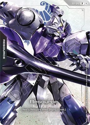 Resource (RP-042) (Premium Accessory Set - Mobile Suit Gundam: Iron-Blooded Orphans), Promotional Resource Tokens