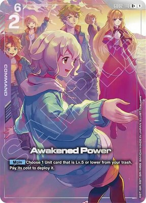 Awakened Power (R+)  (Premium Accessory Set - Mobile Suit Gundam: Iron-Blooded Orphans), Gundam Promotional Cards