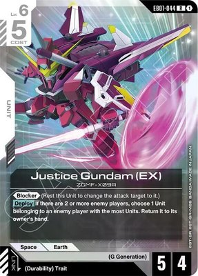 Justice Gundam (EX), Eternal Nexus