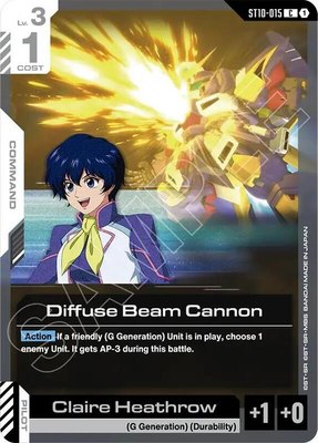 Diffuse Beam Cannon, Starter Deck 10: Generation Pulse