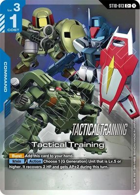 Tactical Training (C+), Starter Deck 10: Generation Pulse