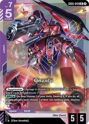 Sazabi (GD05-049), Freedom Ascension