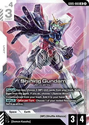 Shining Gundam (GD05-066), Freedom Ascension