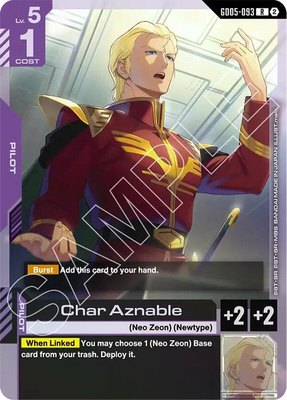 Char Aznable, Freedom Ascension