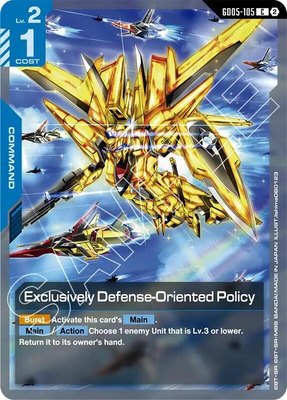 Exclusively Defense-Oriented Policy, Freedom Ascension