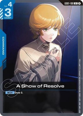 A Show of Resolve, Deck Build Box Freedom Ascension