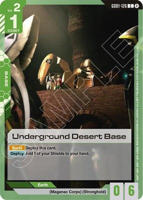 Underground Desert Base, Deck Build Box Freedom Ascension