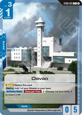 Davao, Deck Build Box Freedom Ascension
