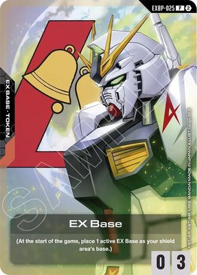 EX Base (EXBP-025) (GD05 Freedom Ascension Deck Build Box), Promotional EX Base Tokens