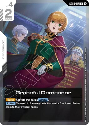 Graceful Demeanor (Newtype Challenge 2026 Mission 4), Gundam Promotional Cards